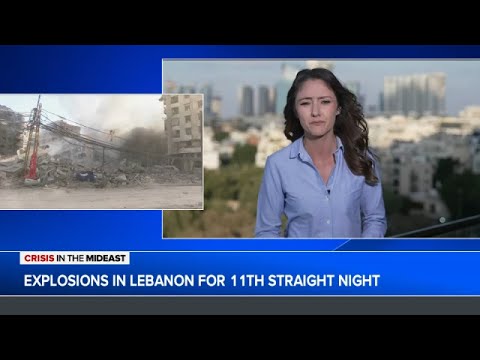 Explosions in Lebanon for 11th straight night