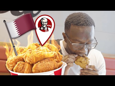 BLACK GUY TRIES QATAR KFC