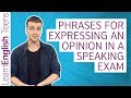 Expressing and Justifying Opinions