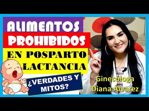 ¿QUE PUEDO COMER durante la LACTANCIA? por GINECOLOGA DIANA ALVAREZ
