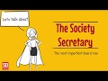 Role and Responsibilities of a Society Secretary