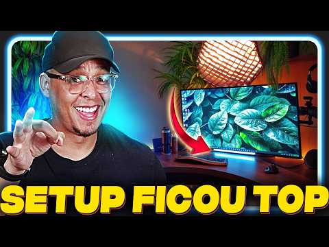 Seu setup vai ficar LINDÃO com isso! Barra de led RGB - Monitor, Tv e quaisquer eletronico!