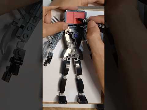 Titan TV Man Lego (Draw a face )วาดหน้าไททันทีวีแมน #ไปกับshorts #thshortscpm #วันนี้ที่shorts #lego