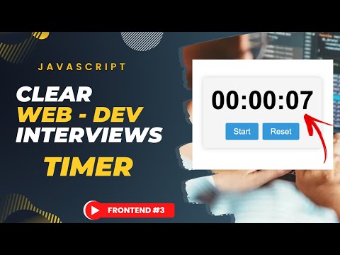 How to Implement Timer concept | Clear frontend developer Interviews | WEB DEV - 3  | Tamil hacks