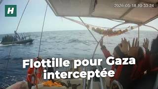 Les images de la nouvelle « flottille pour Gaza » interceptée par l’armée israélienne