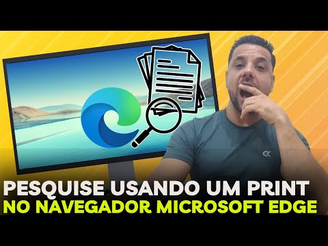 Como Fazer PESQUISA DE TEXTO Ou IMAGEM Usando Um PRINT DA TELA No Navegador Microsoft EDGE DO WIN 11