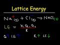 Understanding Lattice Energy