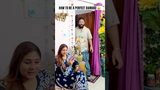 HOW TO BE A PERFECT DAMAAD 🤪 #shorts #trending #couple #rachelparag
