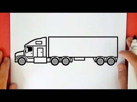 COMO DIBUJAR UN CAMION