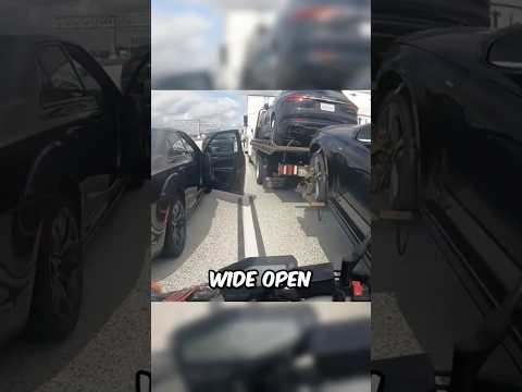 Entitled Driver Blocks Biker