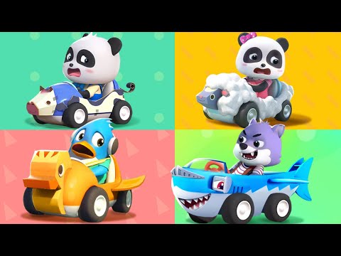 Wheels on the Shark Car | Wheels on the Bus | Nursery Rhymes & Kids Songs | BabyBus - Cars World