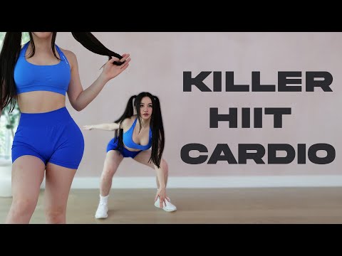 Killer HIIT Cardio Workout to Burn Fat & Calories - 25 Min No Equipment