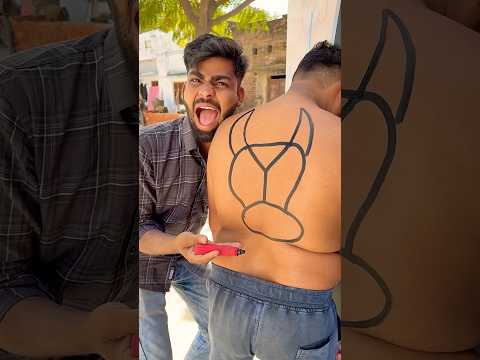 You can do it Guess my back drawing challenge Part  127 🐮🐄   #shorts  #challenge