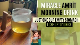 Drink This Empty Stomach for 21 Days & Lose 10kgs Naturally | Miracle Morning Drink Recipe