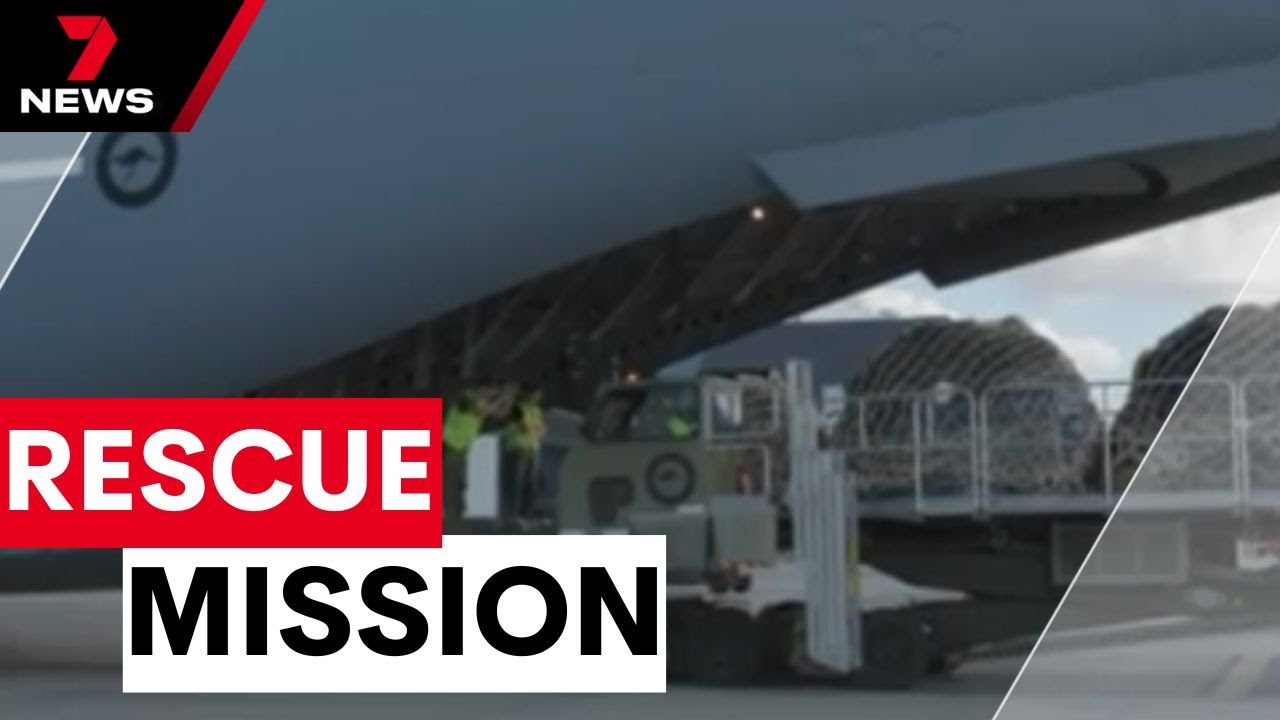 Australian troops deployed in Middle East on a top secret mission to rescue stranded Aussies | 7NEWS