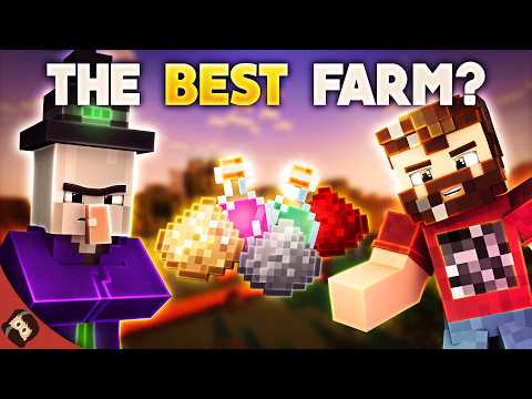 AMAZING Witch Farm with Crafter & Storage | Minecraft Bedrock Tutorial 1.21