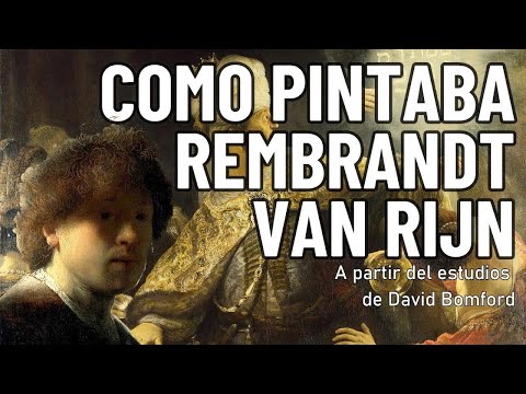 Cómo pintaba Rembrandt. Con ejercicio