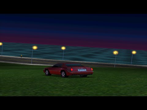 Driving Home in a 90s Video Game World