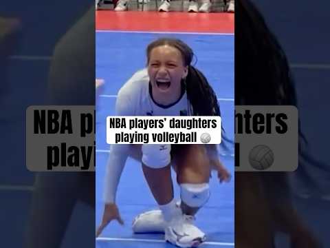 Riley Curry & Zhuri James becoming volleyball stars 🏐