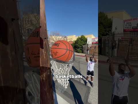 Can you make a shot in a spiked hoop#shorts