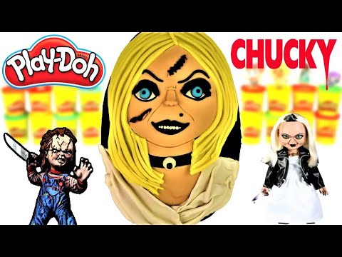 Huevo Sorpresa Gigante de La Novia de Chucky de Plastilina Play doh en Español Cult of Chucky