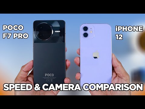 POCO F7 Pro vs iPhone 12 SPEED TEST & CAMERA Comparison | Zeibiz