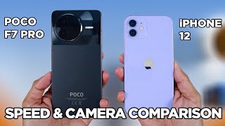 POCO F7 Pro vs iPhone 12 SPEED TEST & CAMERA Comparison | Zeibiz