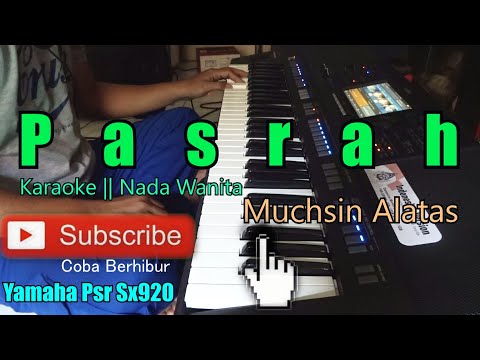 Muchsin Alatas - Pasrah Dangdut Remix || Karaoke Nada Wanita