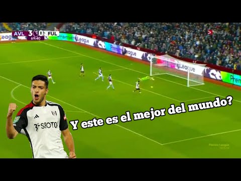 El gol de Raúl Jiménez al dibu Martínez "el mejor arquero del mundo"
