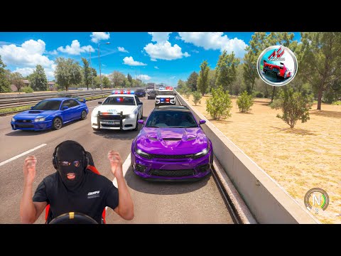 GETTING CHASED BY COPS IN PROXIMITY CHAT lmaooo | Assetto Corsa