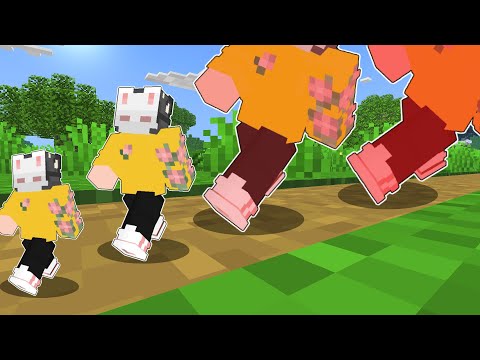 Minecraft, But Damage = More Tiny (Tagalog)