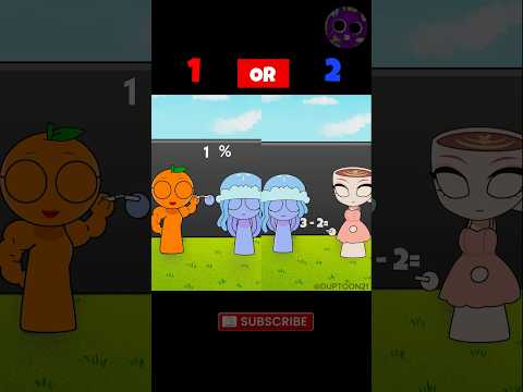 Sprunki VS Brainrot: Draw Circle & Solve Math Challenge Pack Animation #sprunki #shorts #duptoon21
