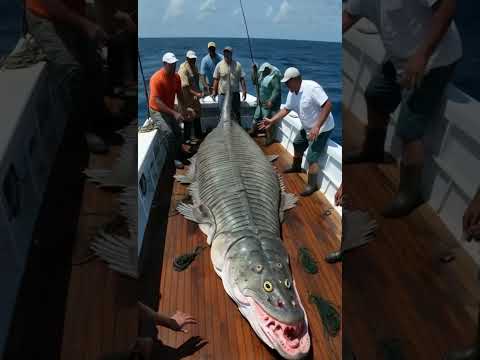 The Giant Sea Monster Caught by Fishermen