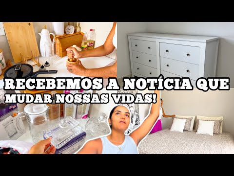 😭FOMOS APROVADOS NO FINANCIAMENTO!  CÔMODA CHEGOU, RECEBIDOS DA LOJA DE20, BATE PAPO E ORGANIZAÇÃO