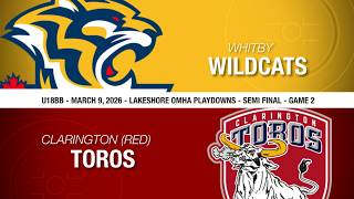 20260309 - U18BB - Whitby Wildcats vs Clarington Toros Red