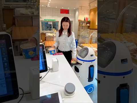 Bought a Cake Using a ROBOT! 🎂🤖 #shorts