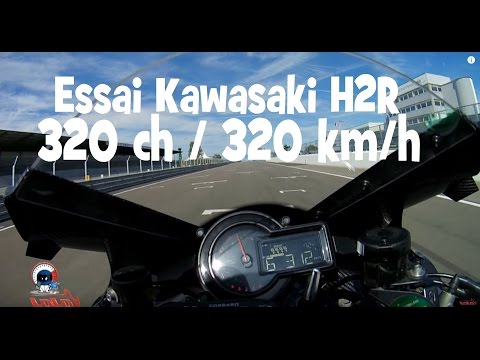 ESSAI MOTO KAWASAKI H2R 320 CHEVAUX ► lolo cochet
