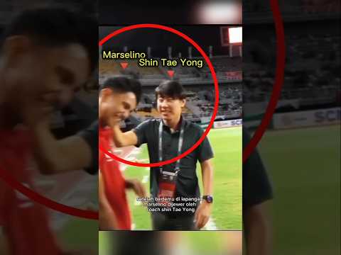 Momen lucu Shin Tae Yong jewer Marselino #shorts #timnasindonesia #shintaeyong