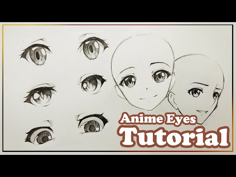 How To Draw Anime Eye For Girl[Tutorial]