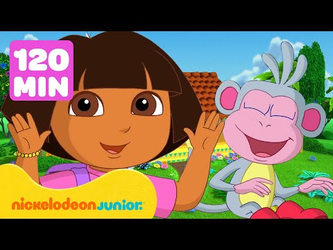 Dora the Explorer | Les épisodes les plus drôles de Dora & Babouche!😂2 heures|Nickelodeon Jr. France