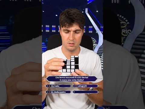 Gerry Scotti mi mostra un cubo di Rubik ?