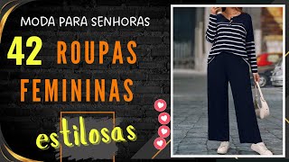 Roupas para Senhoras 50 Mais | Fique Estilosa e Moderna Depois dos 50 | Moda para Senhoras 🥰