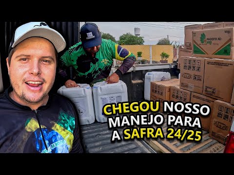 CHEGOU TODO TRATAMENTO DA SOJA PRA ESSA SAFRA! AGORA VAI