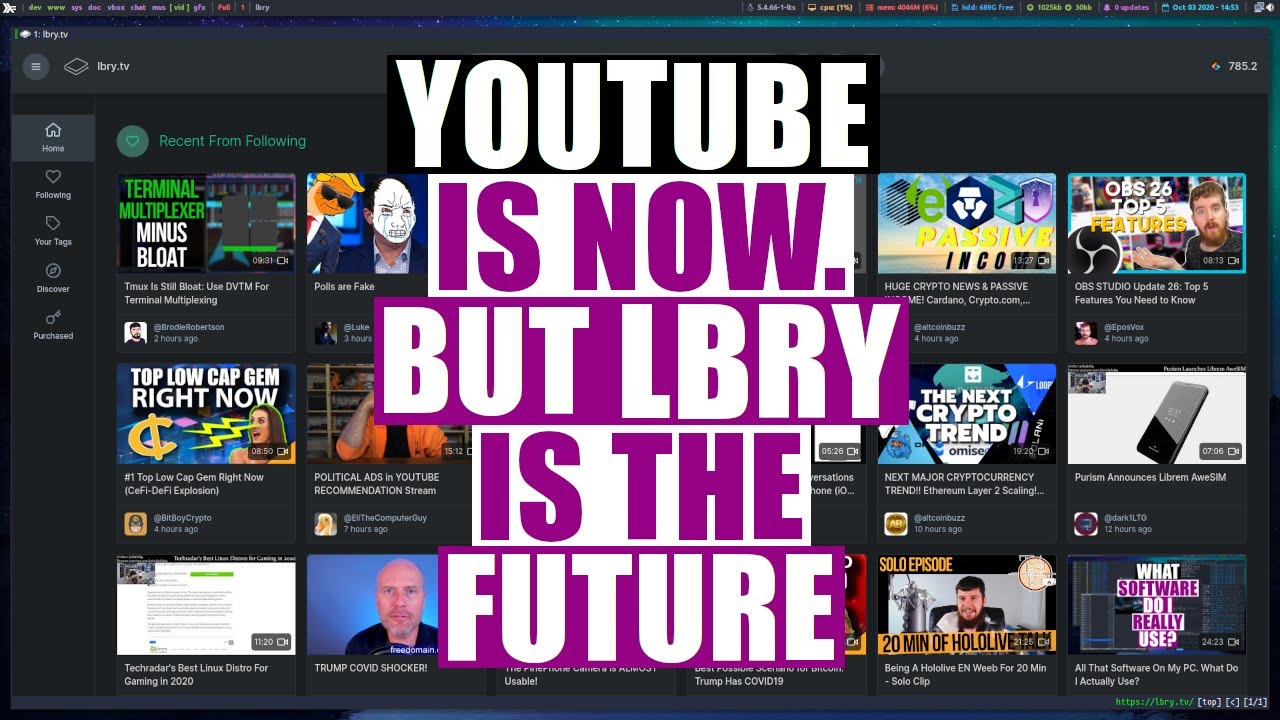 LBRY Keeps Getting Better As An Alternative To YouTube DistroTube