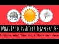 Factors Affecting Temperature
