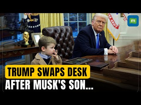 Trump Removes Office Desk After Musk's Son Seen Picking His Nose, Wiping Fingers?