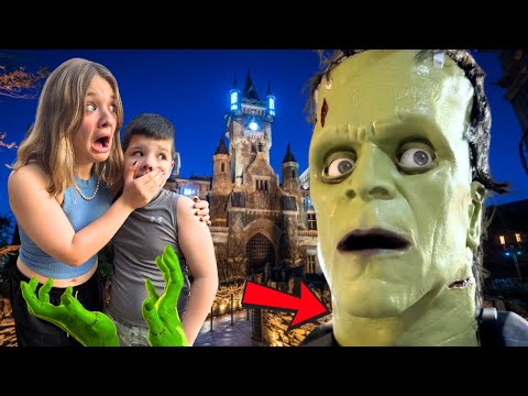 We Saw FRANKENSTEIN at EPIC UNIVERSE at NIGHT!! ** BEST VACATION EVER**