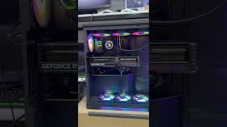 Asus Rog Strix RTX 4090 with corsair h170i elite lcd liquid cooler build