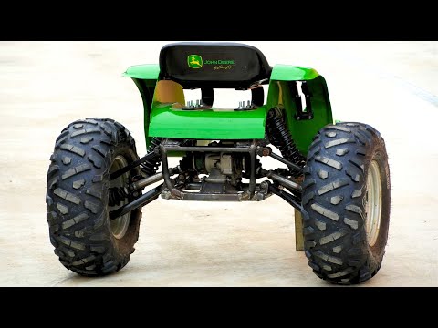 Homemade JOHN DEERE ATV 500cc 4WD !? Part 2
