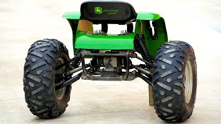 Homemade JOHN DEERE ATV 500cc 4WD !? Part 2